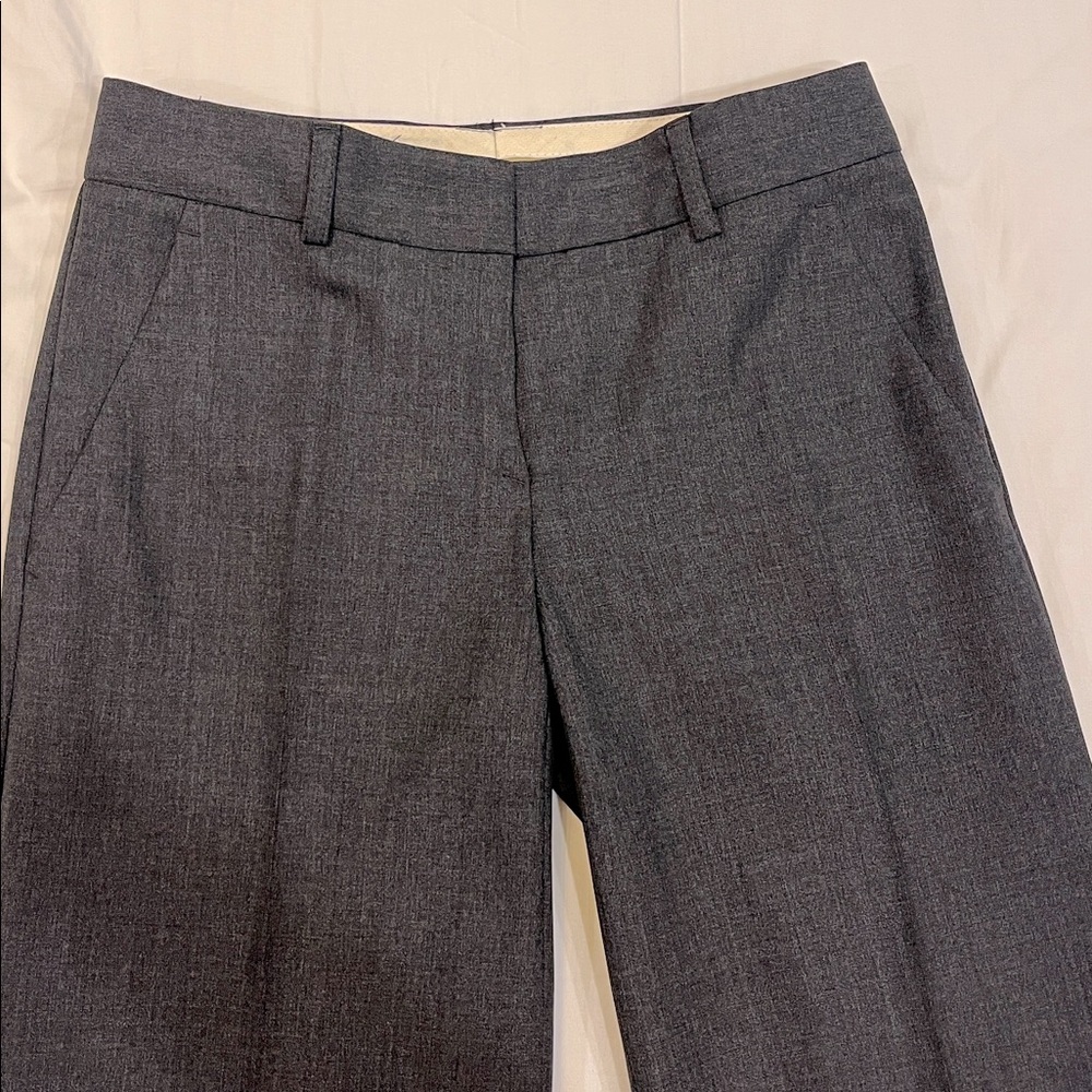 Theory Charcoal Wide-Leg Women's Pants
